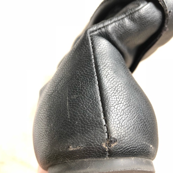 [ Black Poppy ] Black Folded Booties - Picture 3 of 3